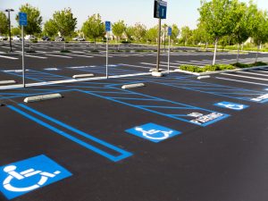ADA parking lot compliance in Tampa Florida.
